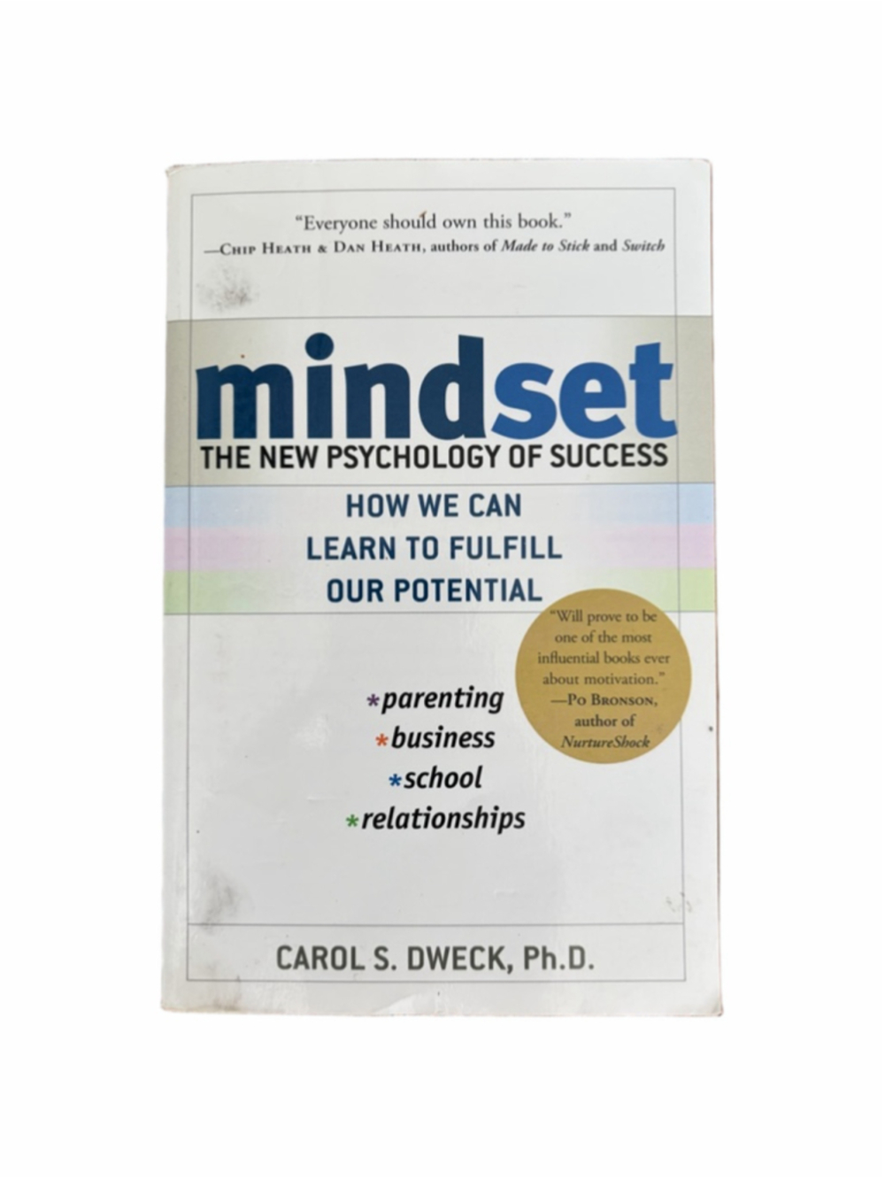 Mindset: The New Psychology of Success Book by Carol S. Dweck